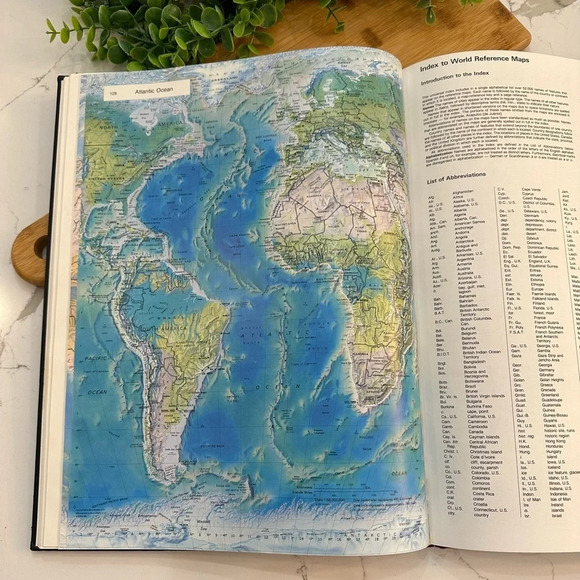 Rand  McNally Todays World Atlas Map World Hardcover EUC Cartographer - Picture 6 of 10